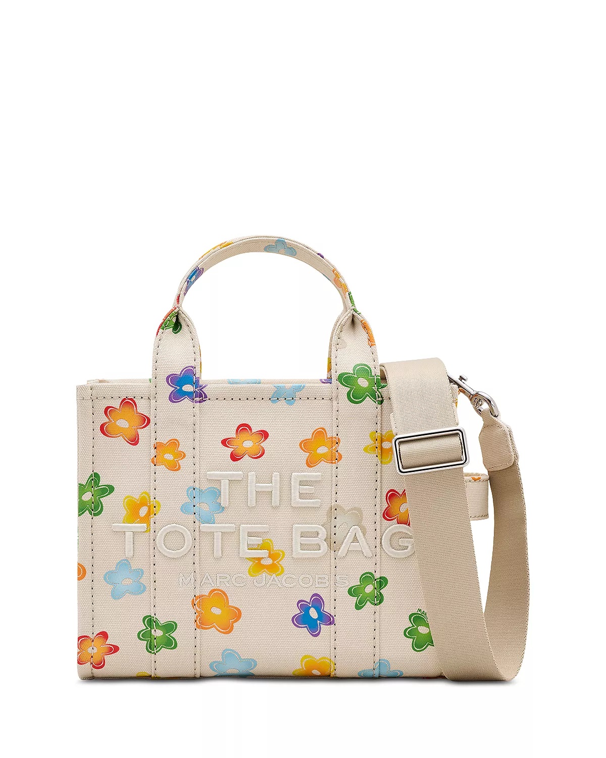 Small Floral Printed Tote - 1