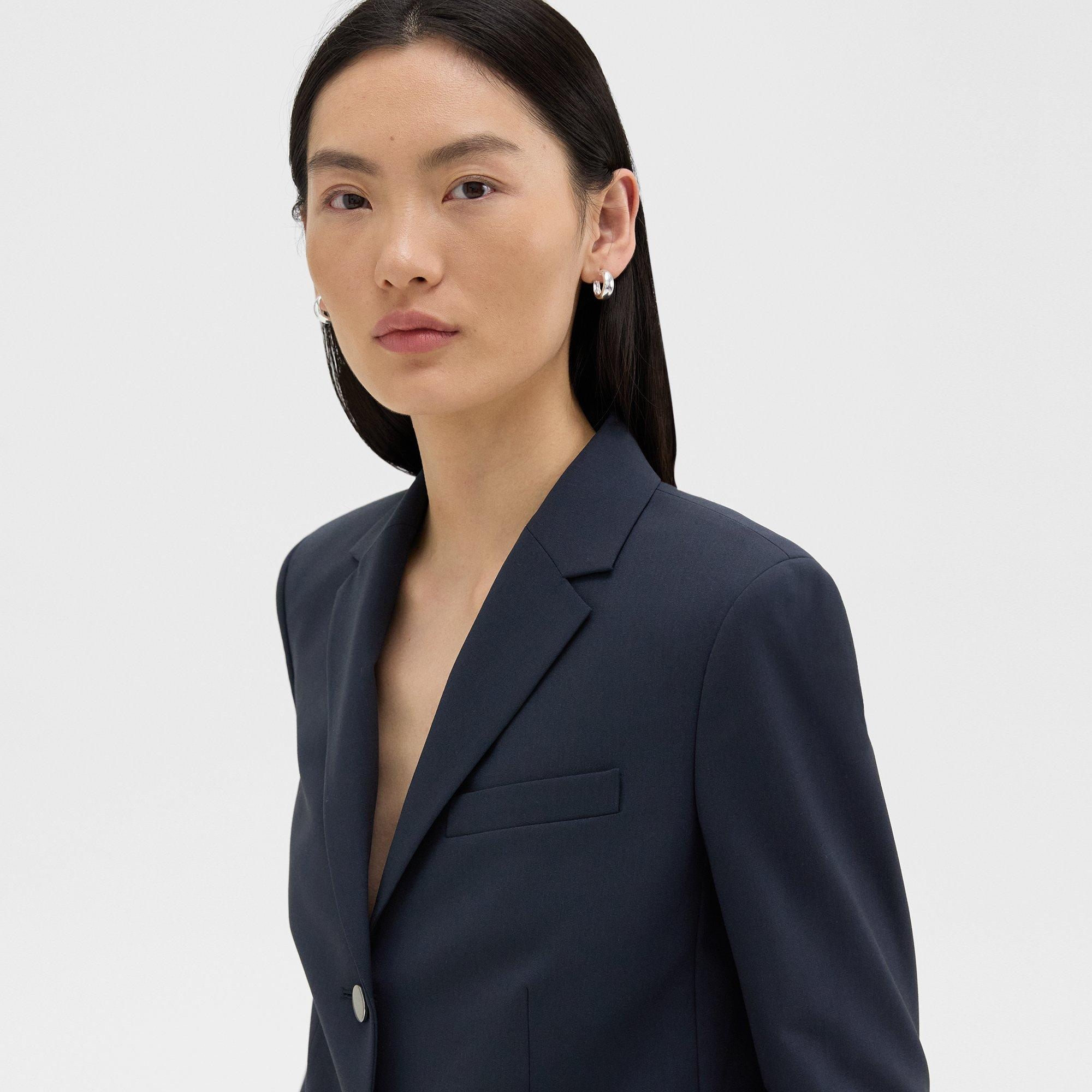 Boxy Blazer in Good Wool - 5