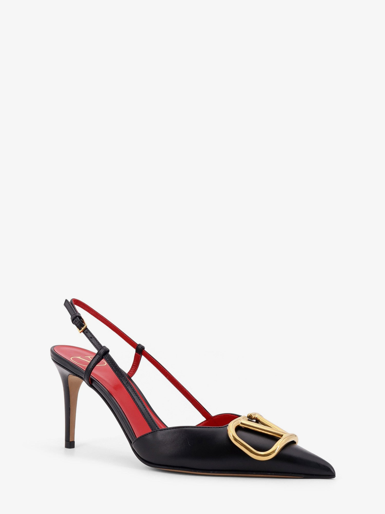 VALENTINO GARAVANI LEATHER SLINGBACK PUMPS - 2
