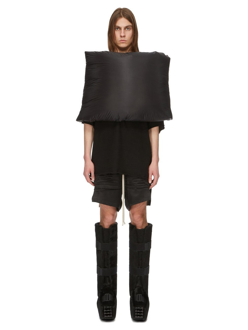 Rick Owens Black Donut Down Tube Top outlook