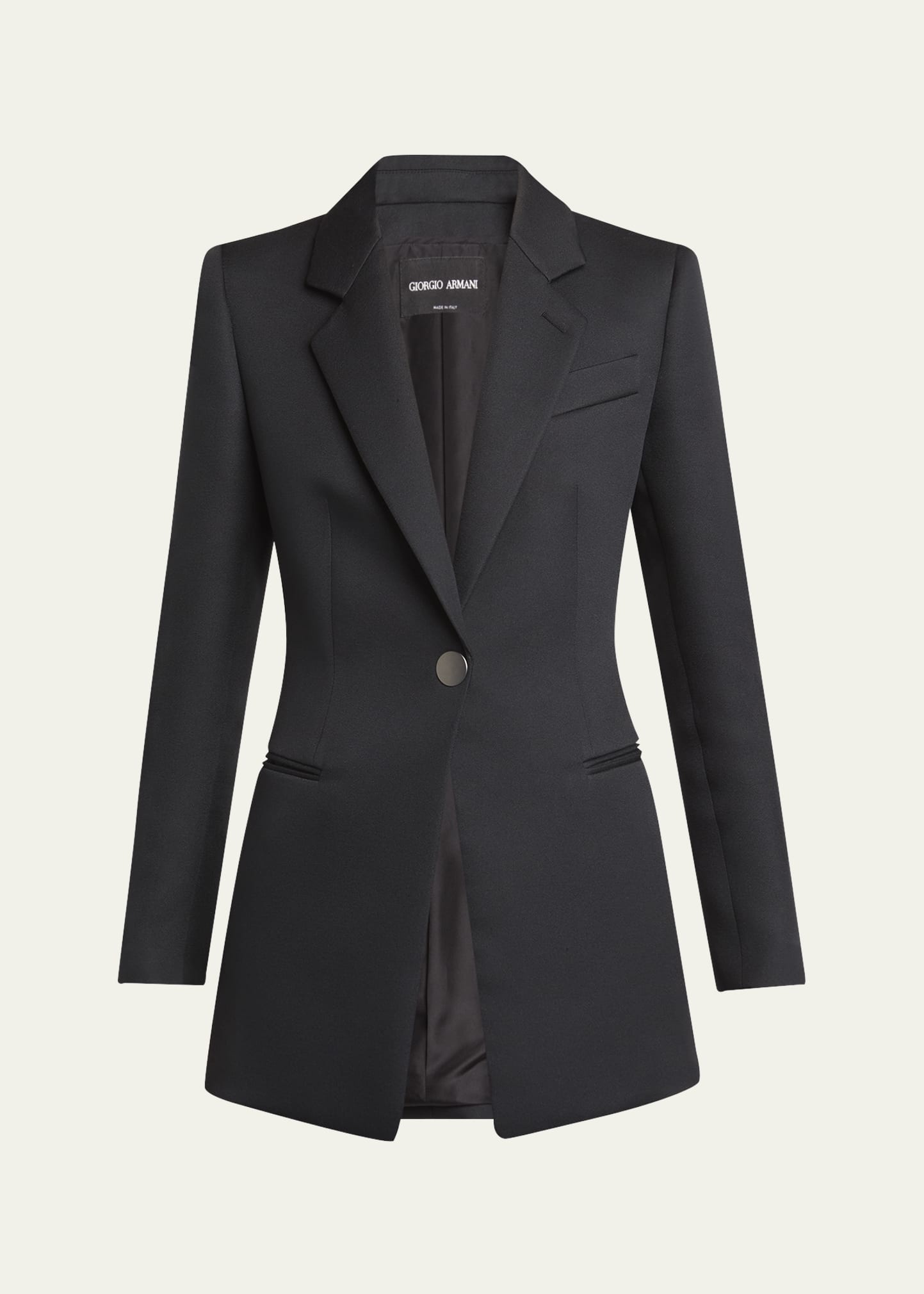 Techno Scuba One-Button Blazer - 1