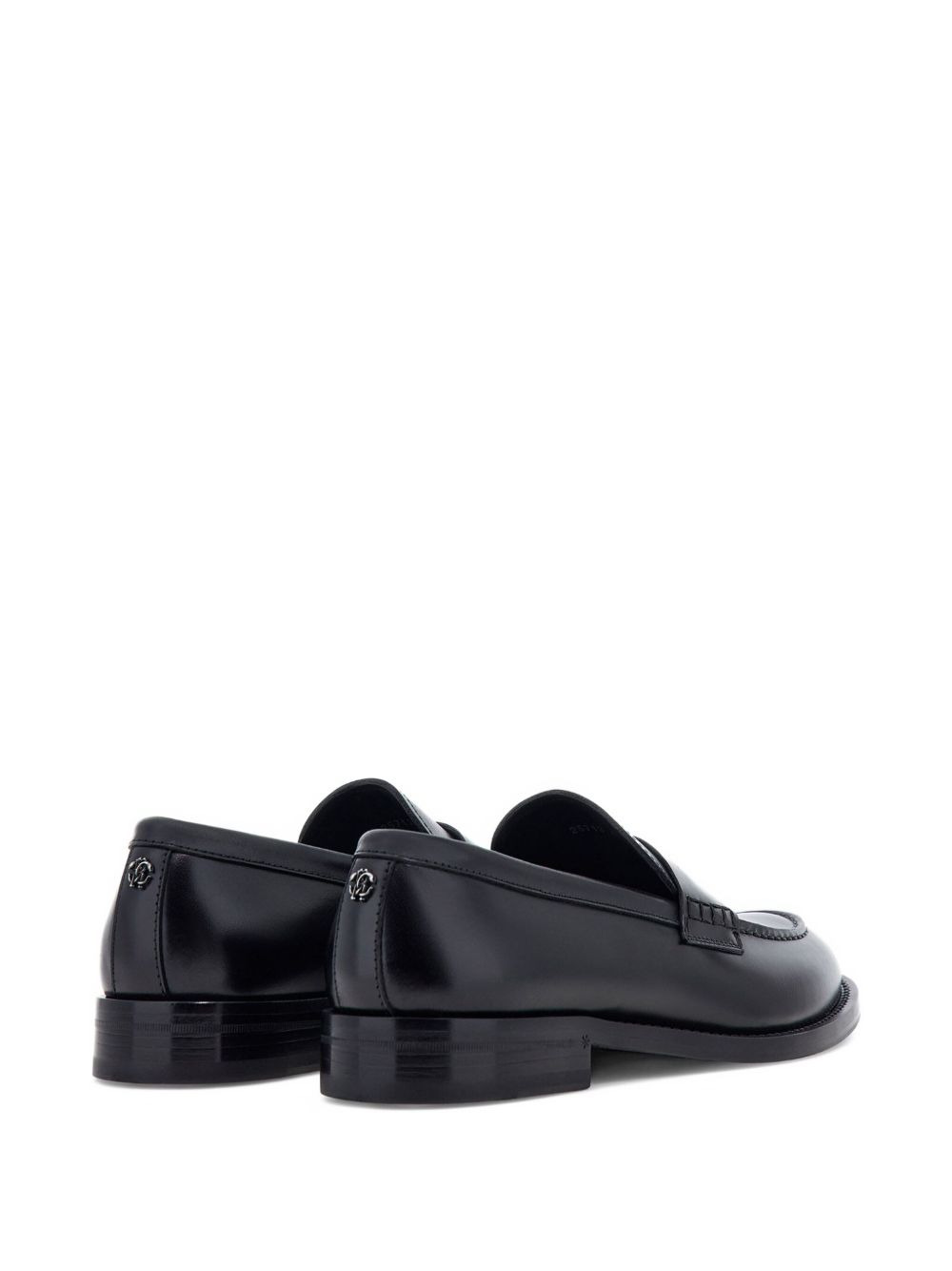 logo-plaque loafers - 5