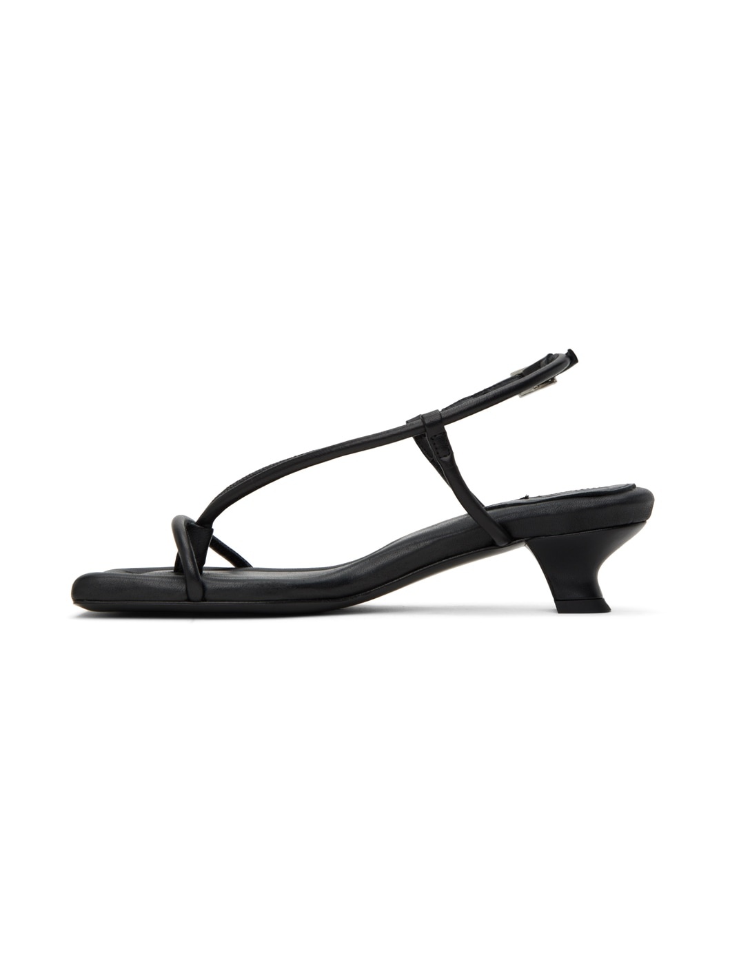 Black Tevi Heeled Sandals - 3