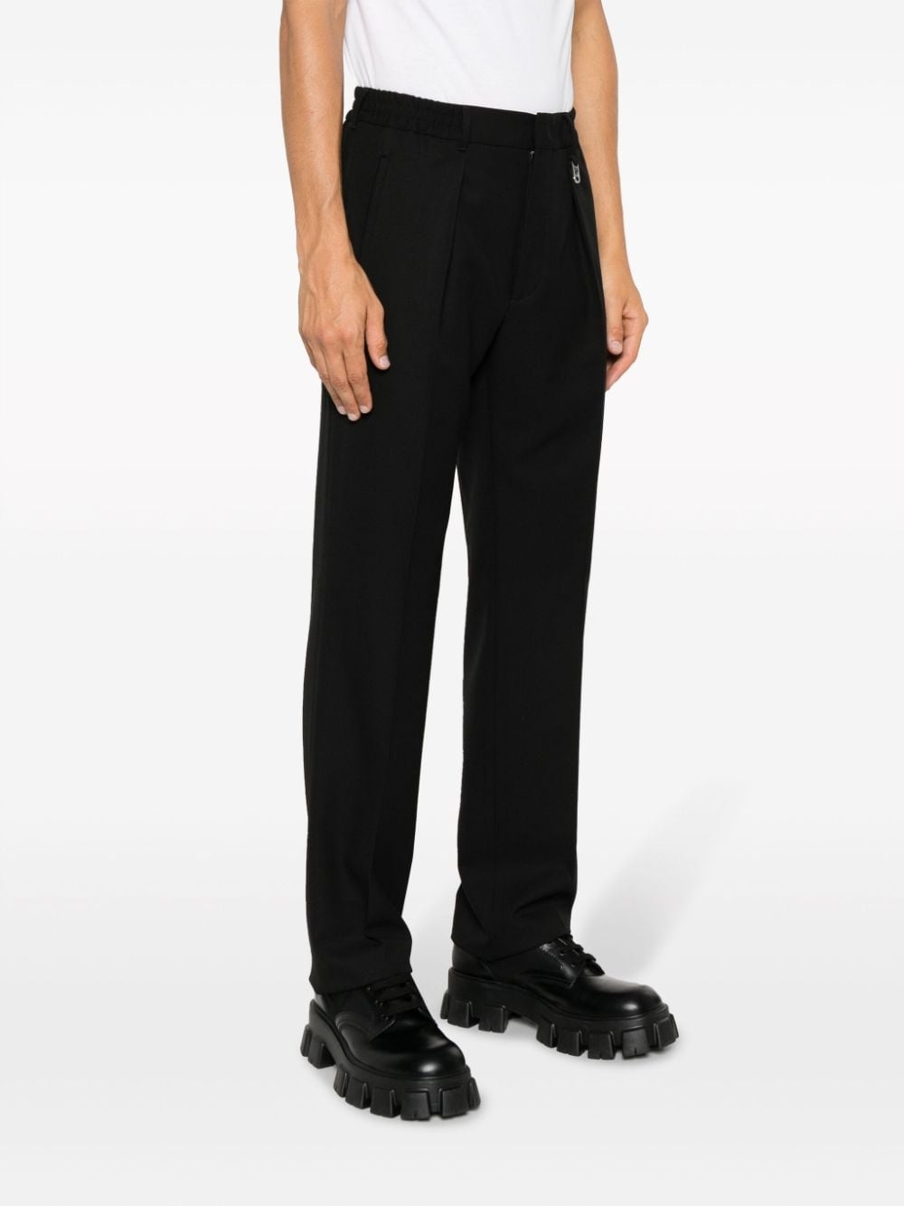 straight-leg tailored trousers - 3