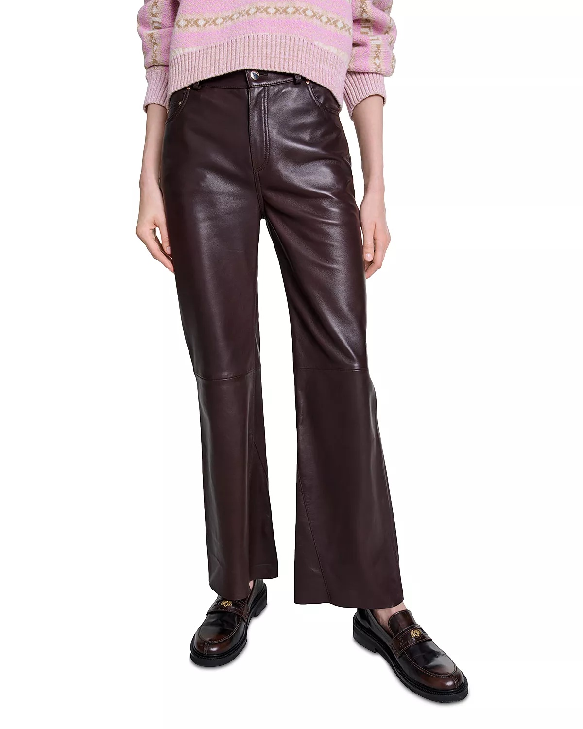 Classic Leather Trousers - 1