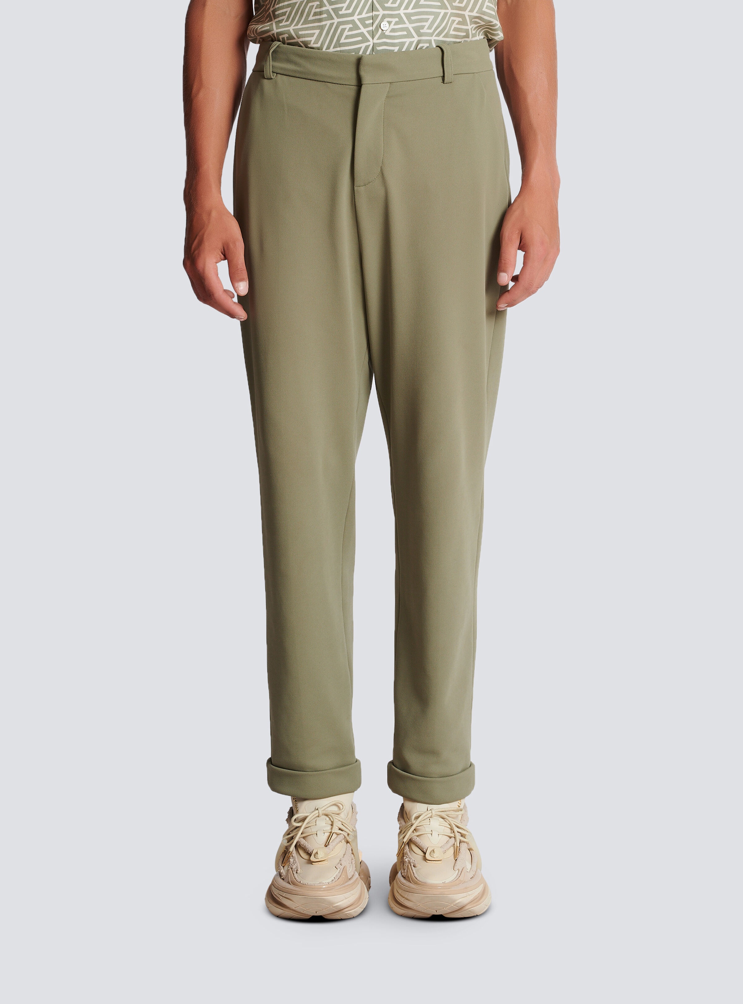 Straight  cut jersey trousers - 5