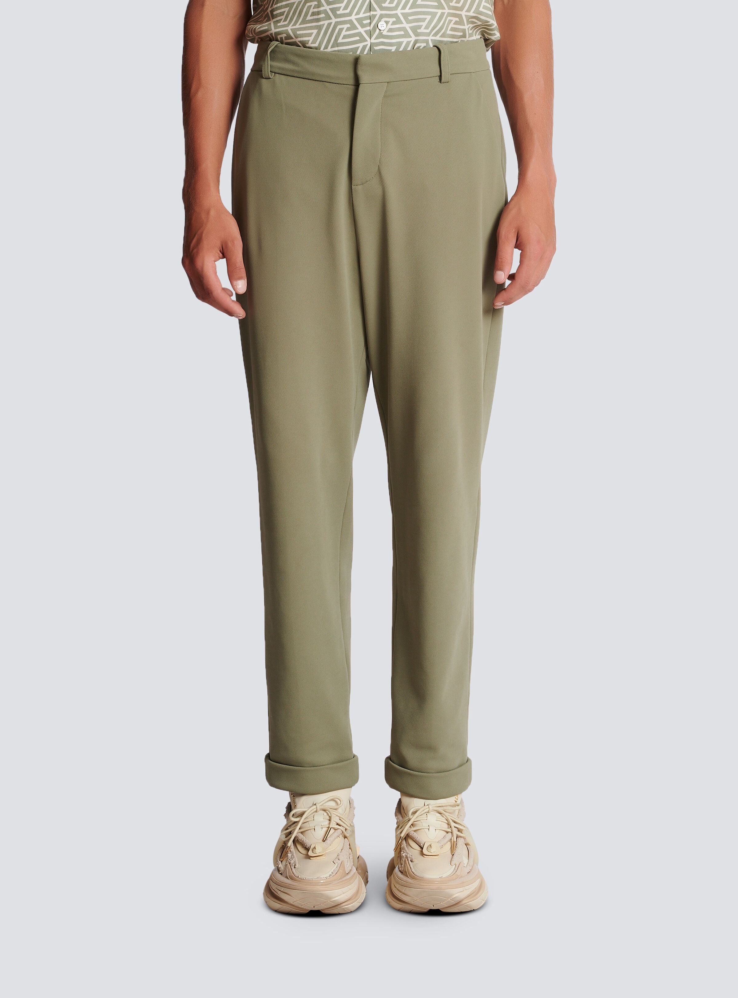 Straight  cut jersey trousers - 5