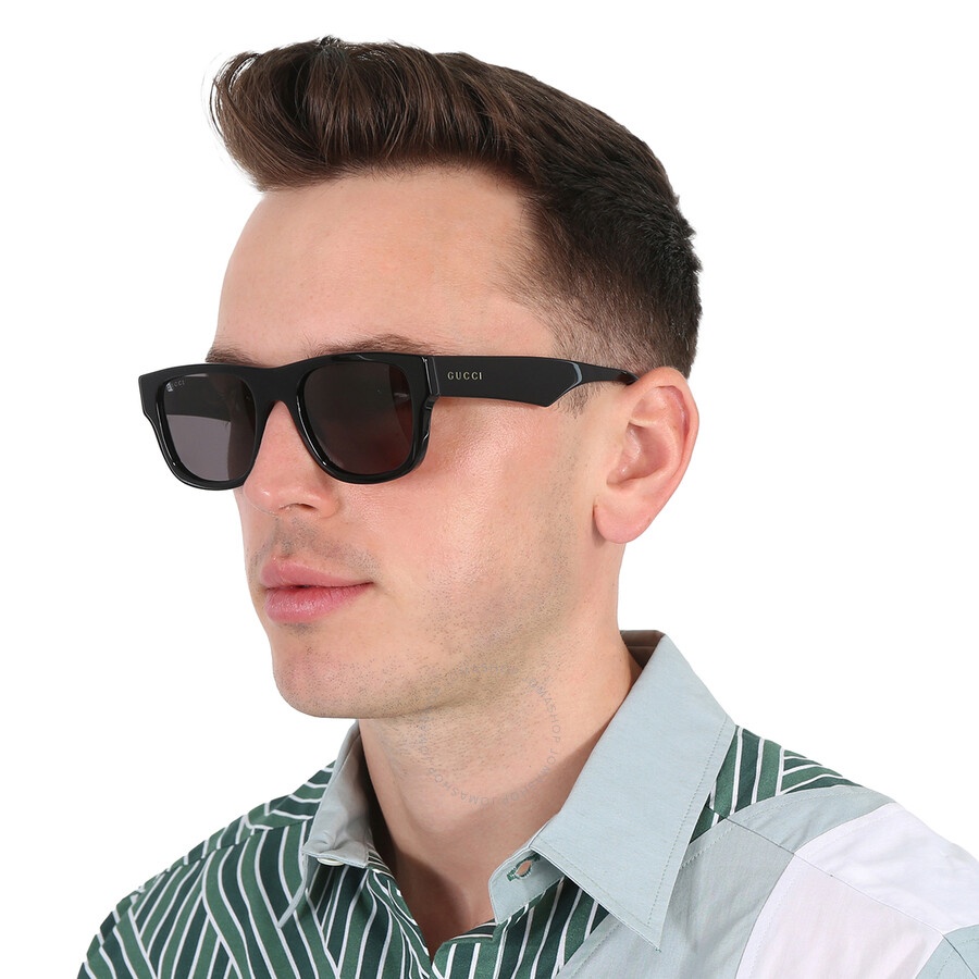 Gucci Grey Sport Men's Sunglasses GG1427S 001 53 - 2