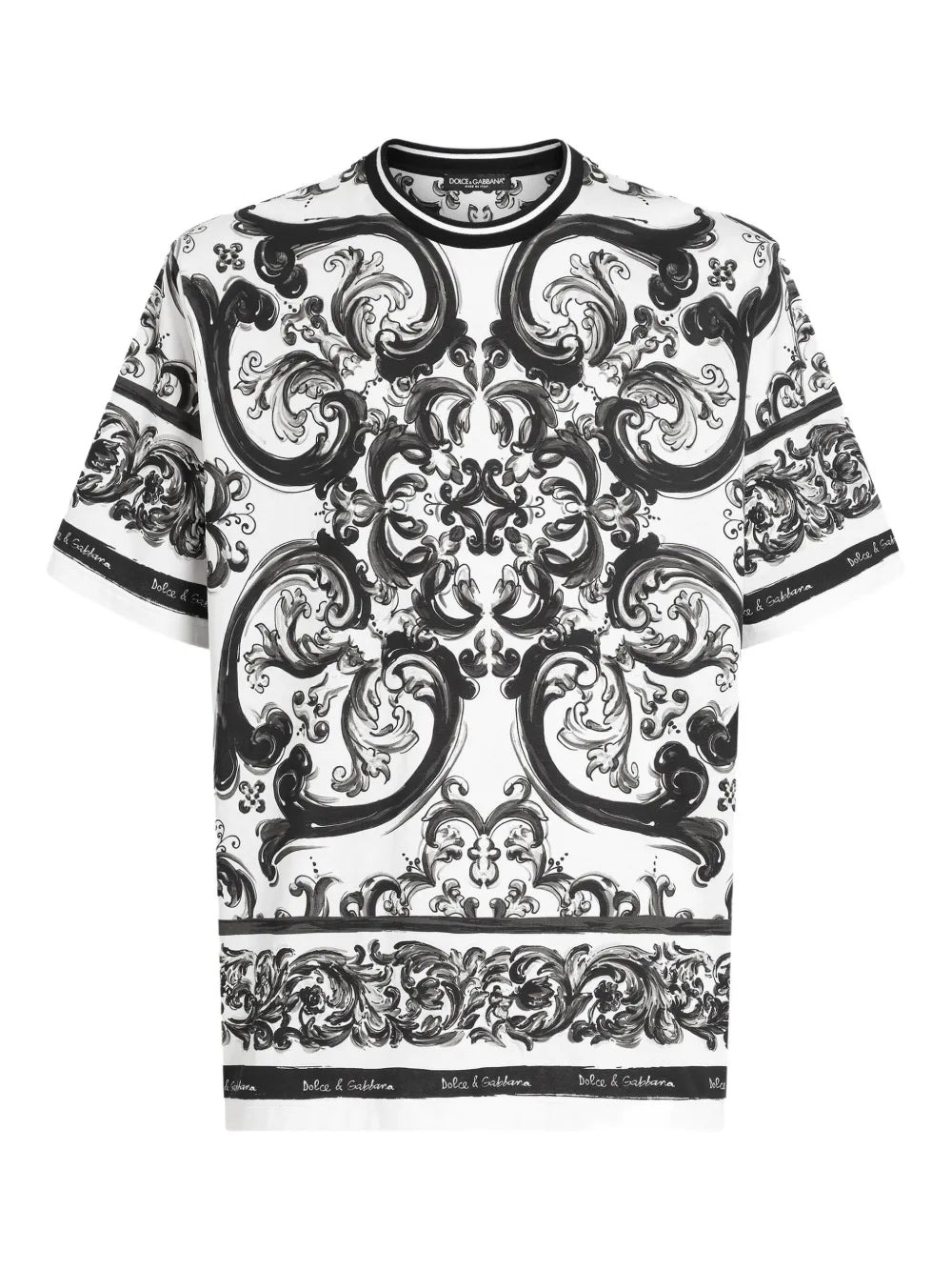 Dolce & Gabbana Men Majolica Print T-Shirt - 1
