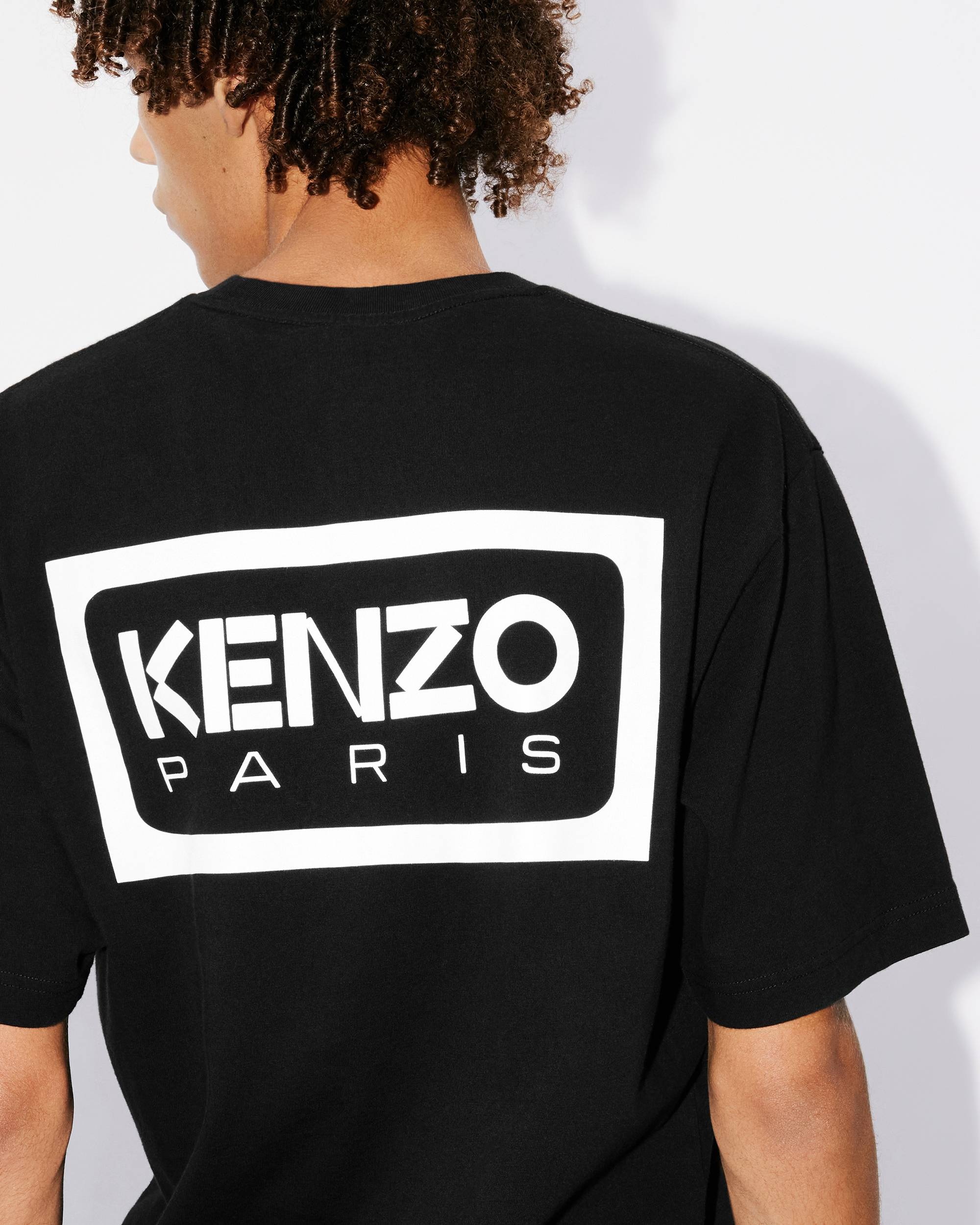 'Bicolor KENZO Paris' classic two-tone embroidered T-shirt - 7