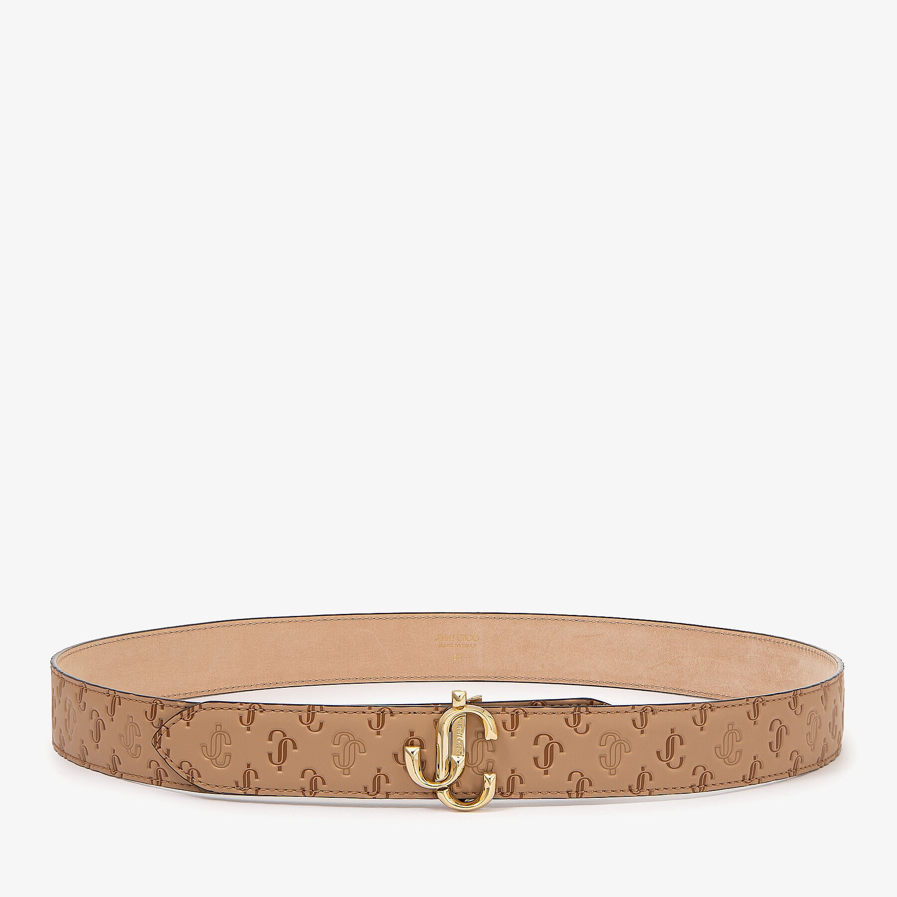Felisa
Caramel JC Monogram Pattern Belt with JC Emblem - 1
