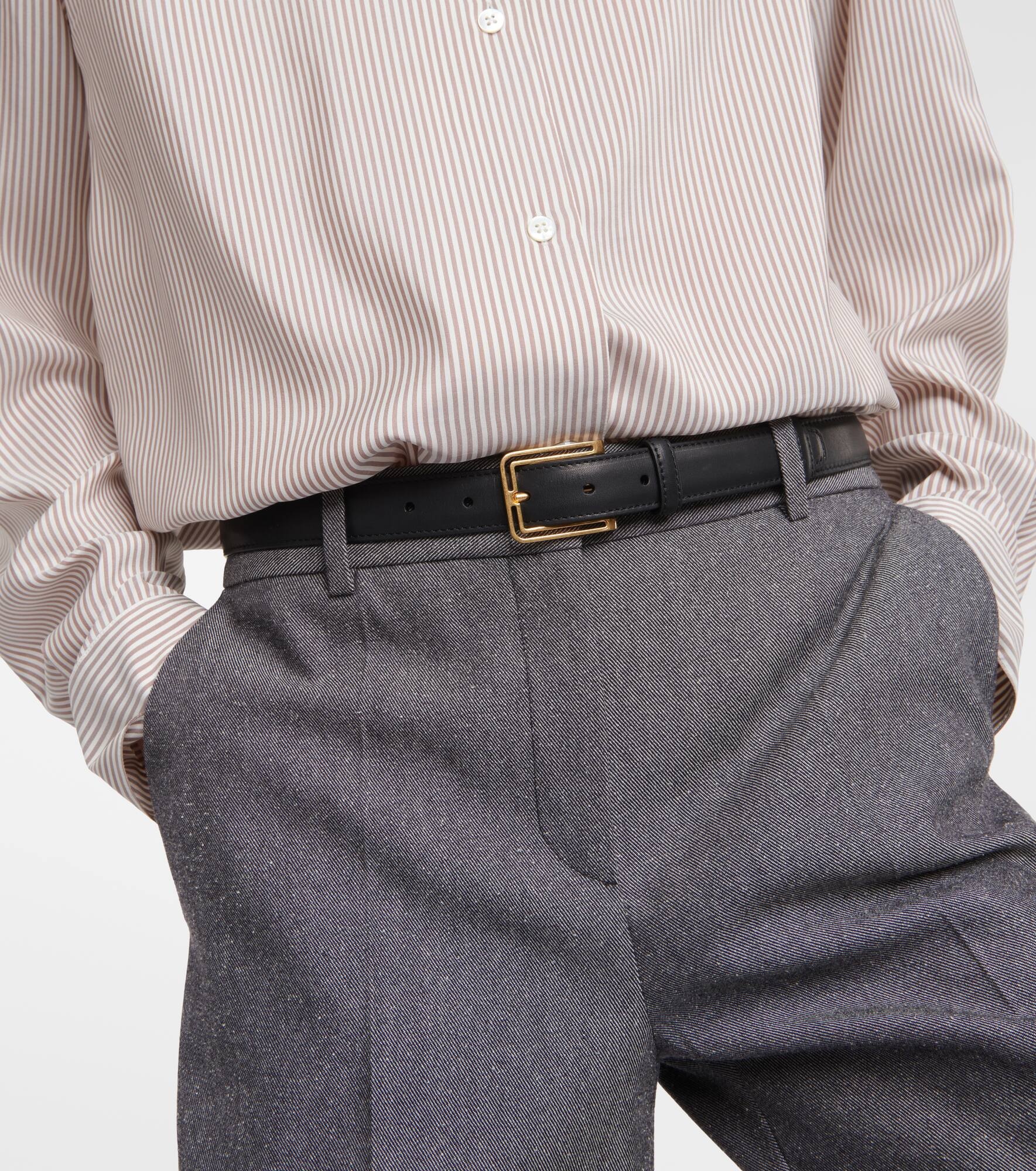 Frame leather belt - 2