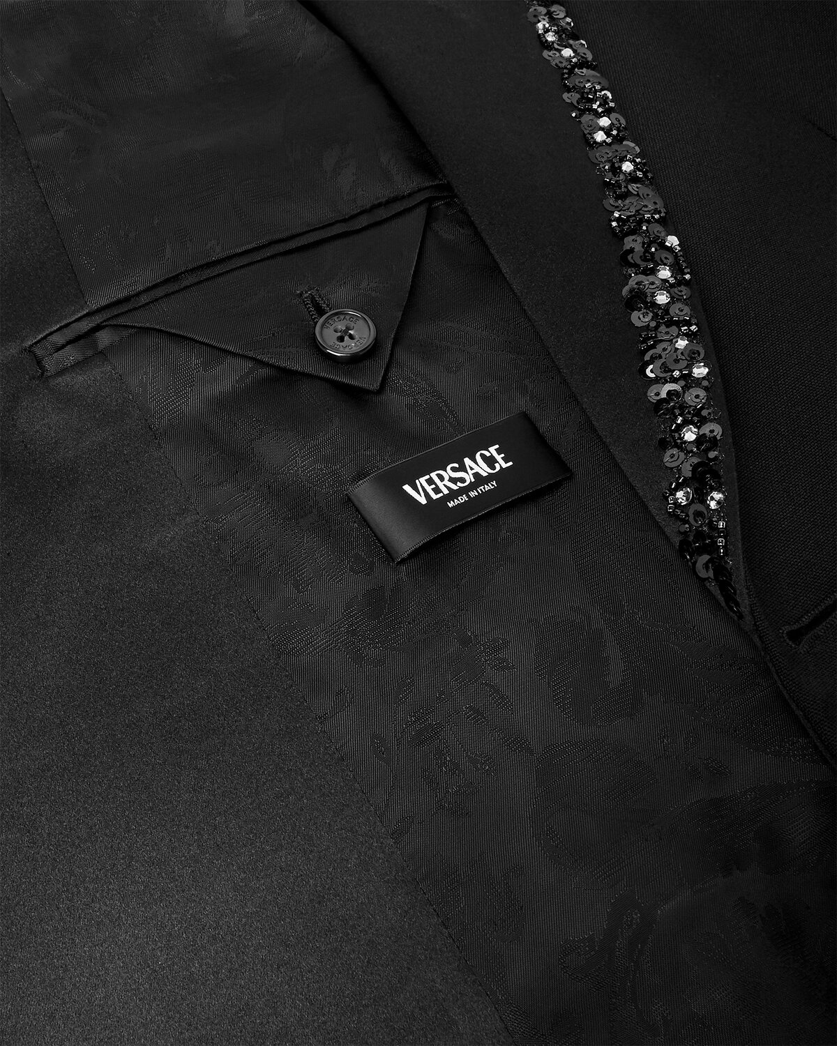 Embellished Single-Breasted Blazer - 6