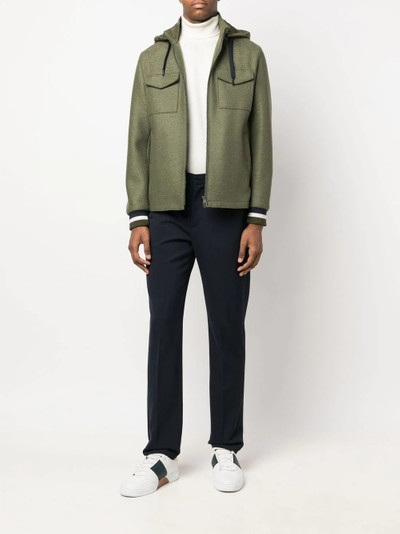 Herno patch-pocket drawstring jacket outlook