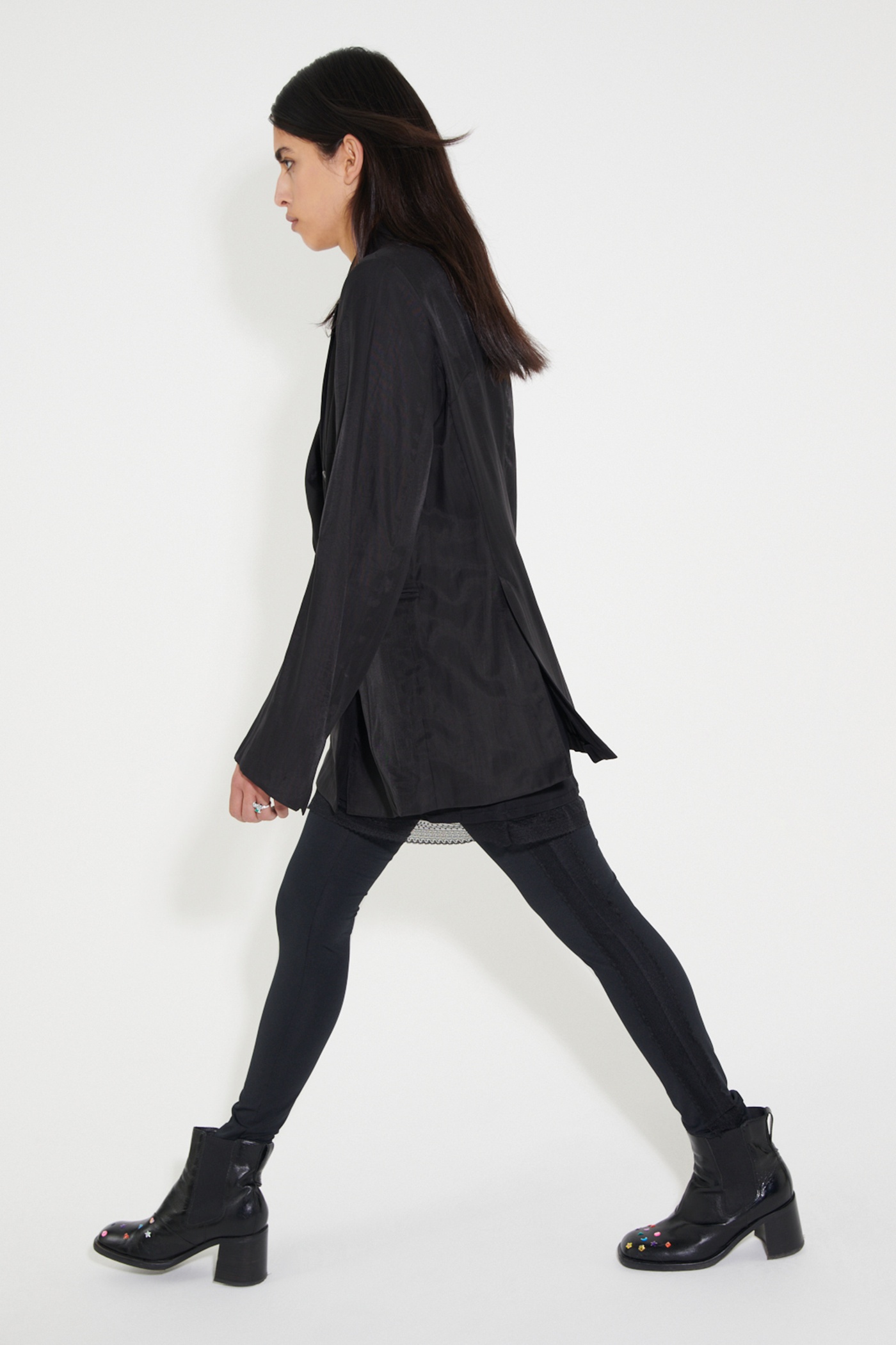 DB Flow Blazer Black Experienced Viscose - 5