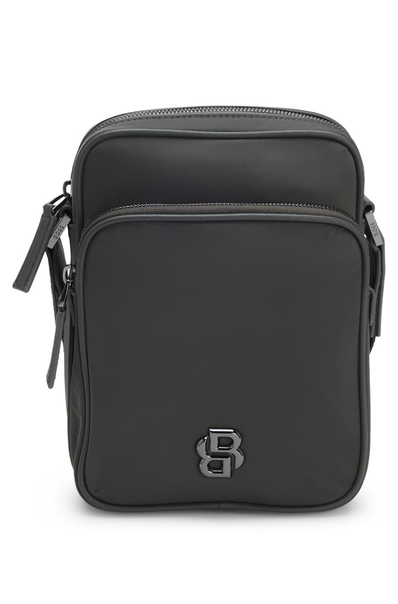 BOSS REPORTER BAG WITH DOUBLE B MONOGRAM HARDWARE outlook