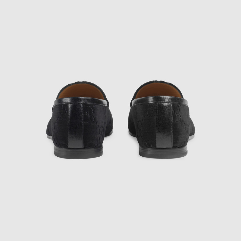 Gucci Jordaan GG velvet loafer 5