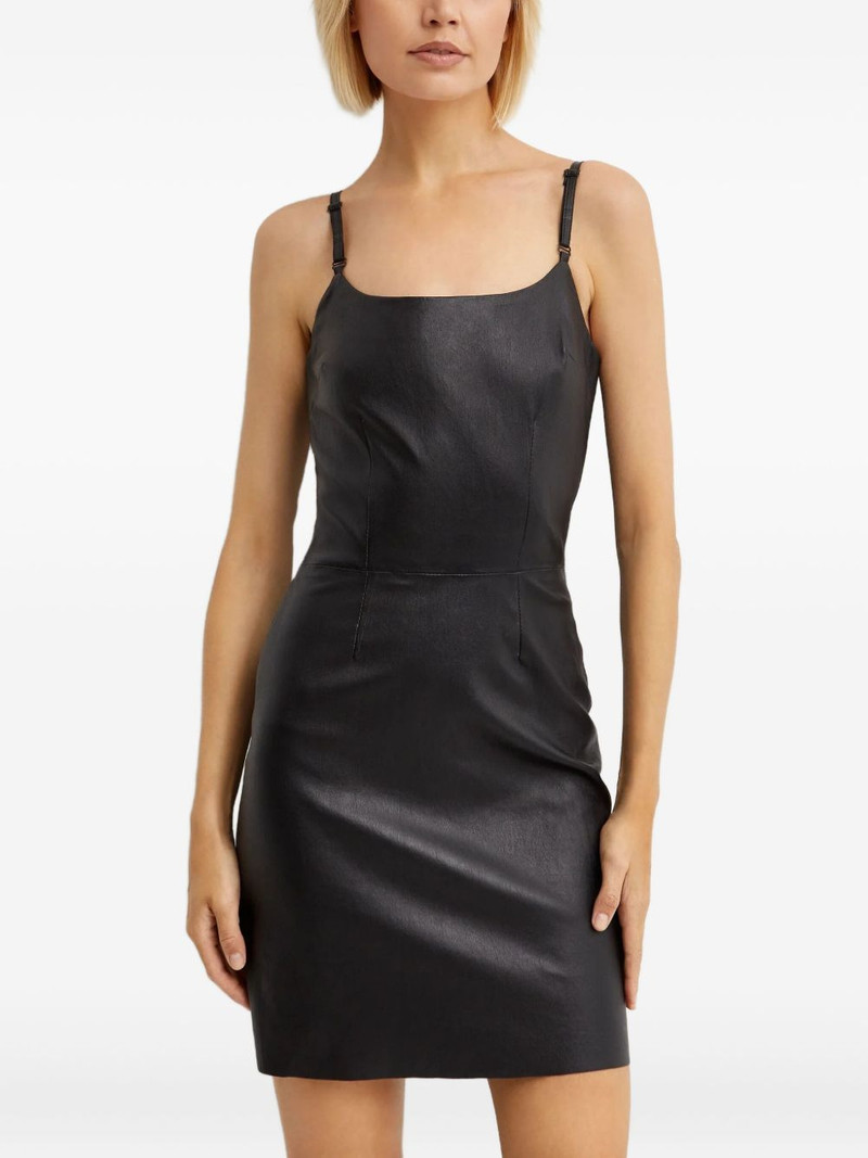 adjustable-strap mini dress 3