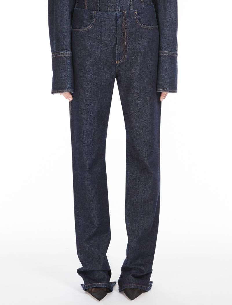 5-pocket dark-wash jeans - RUNWAY - 3