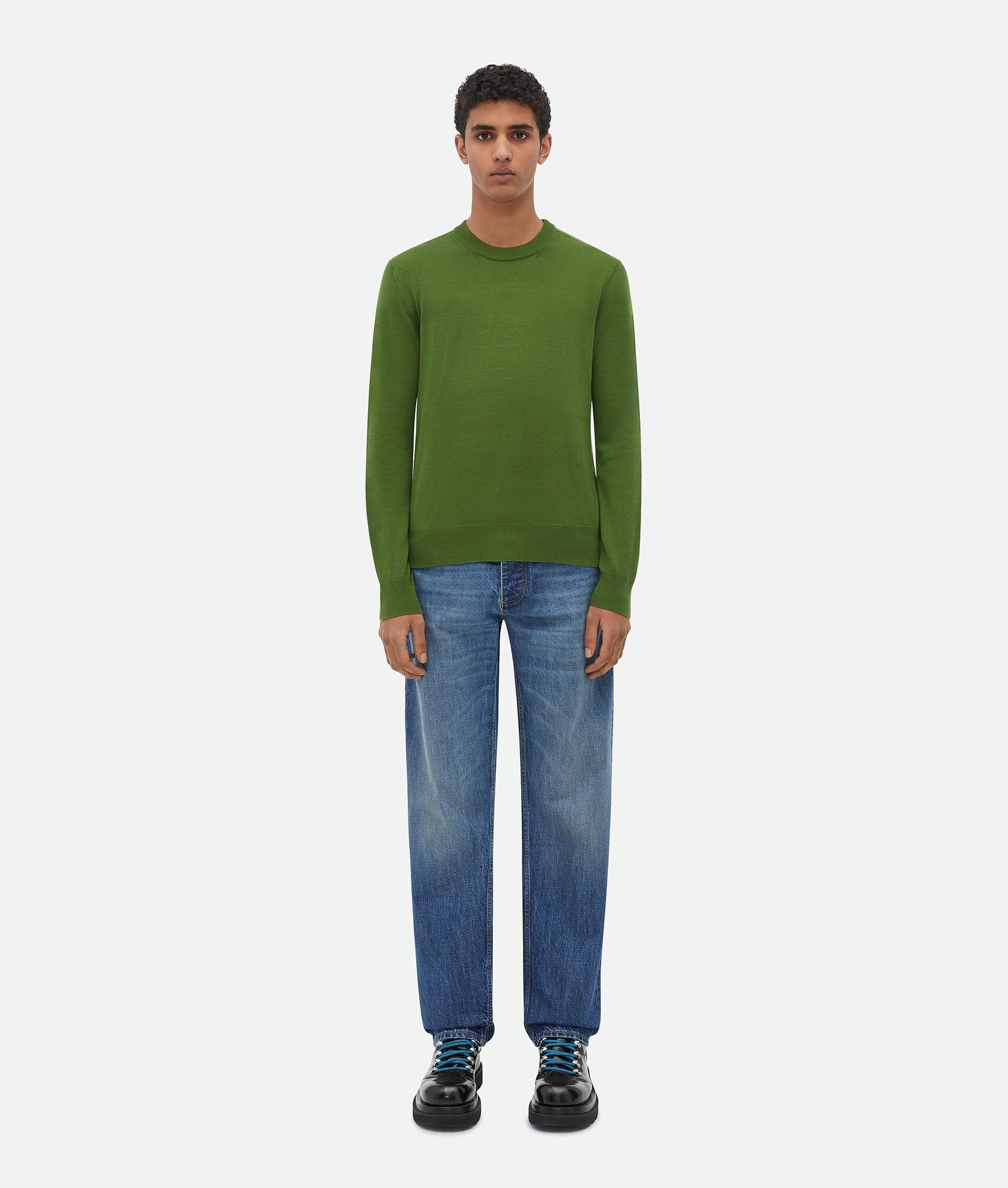 "bv" embroidery wool jumper - 1