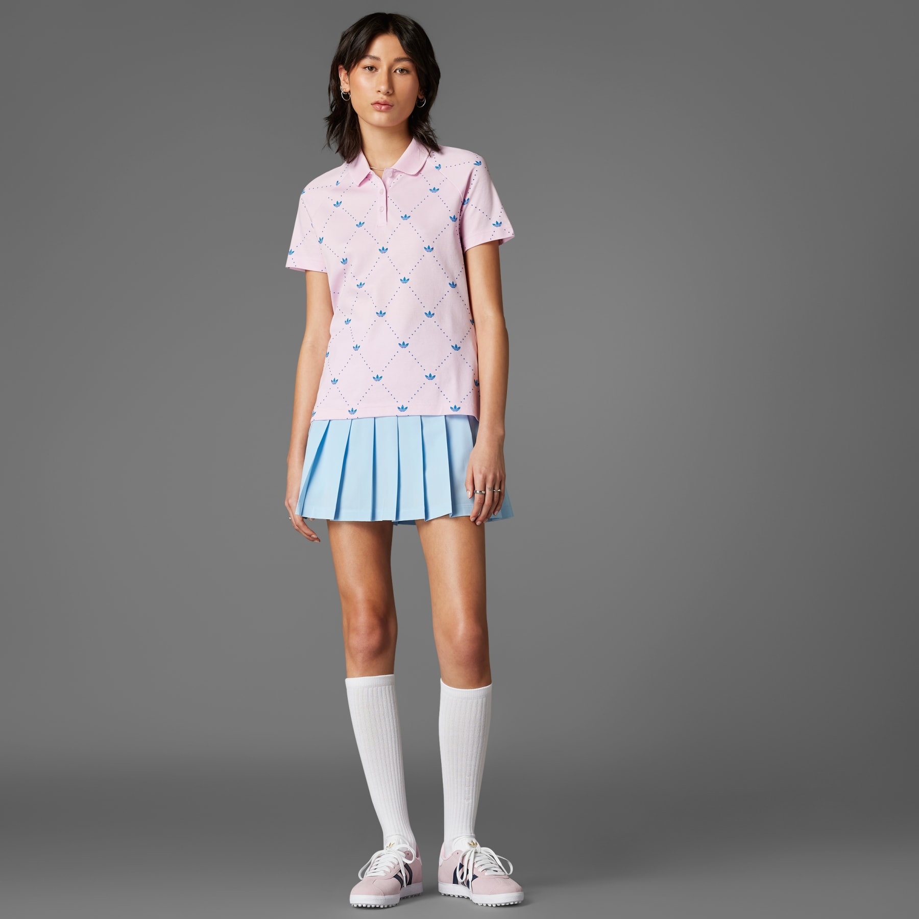 Originals Printed Trefoil Polo Shirt - 7