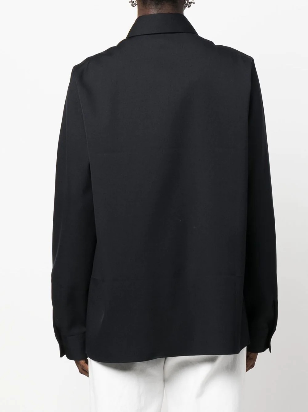 long-sleeve virgin-wool shirt - 4