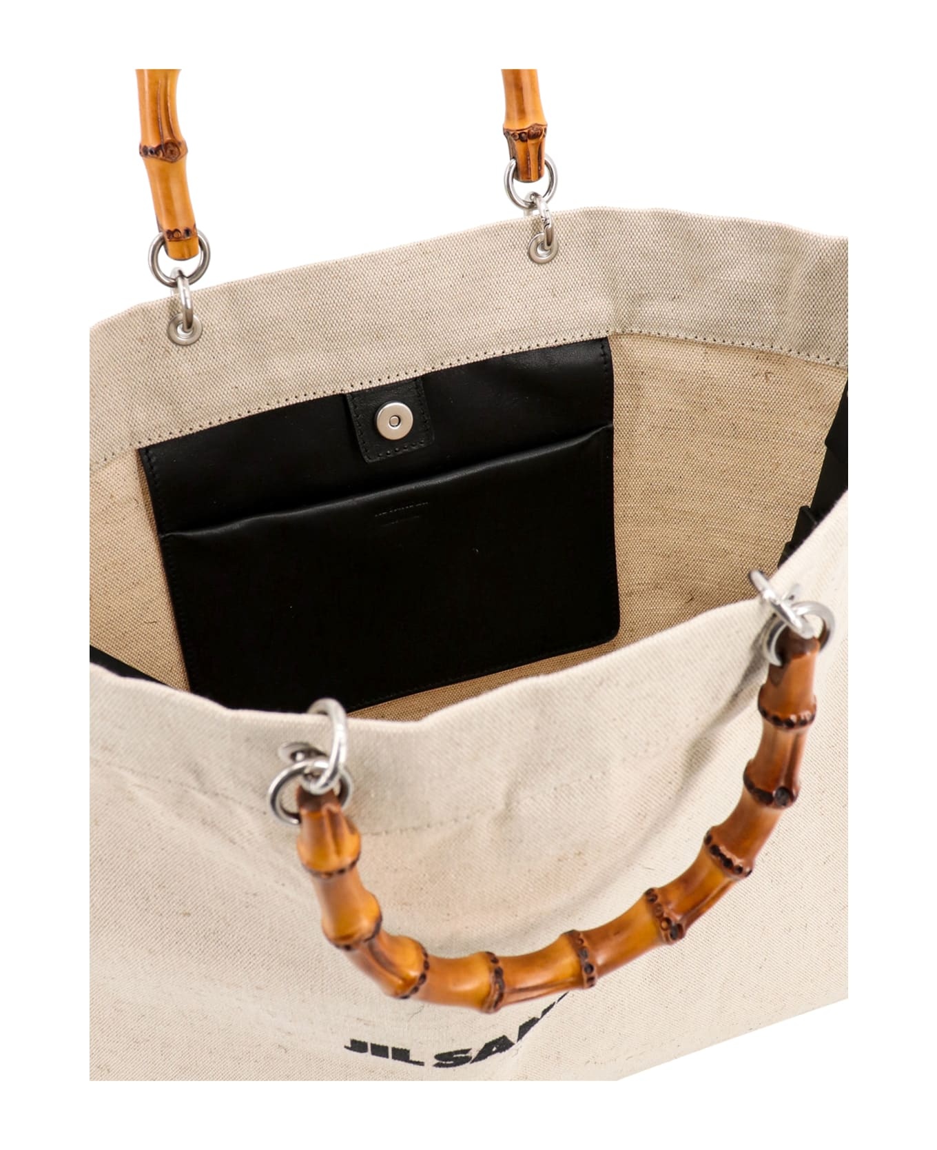 Sand Canvas Handbag - 4