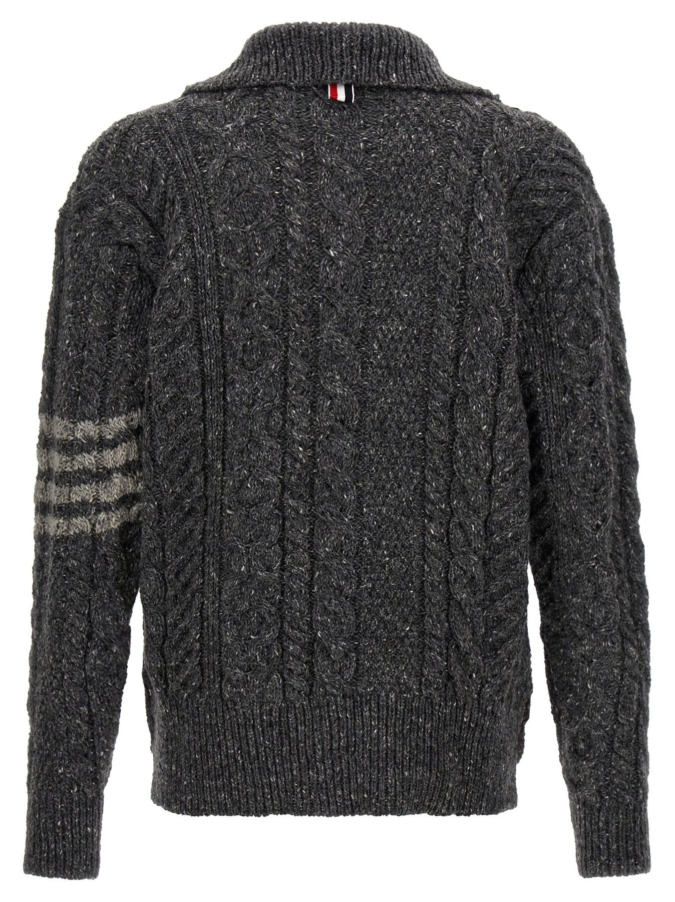 4 Bar Sweater, Cardigans Gray - 2