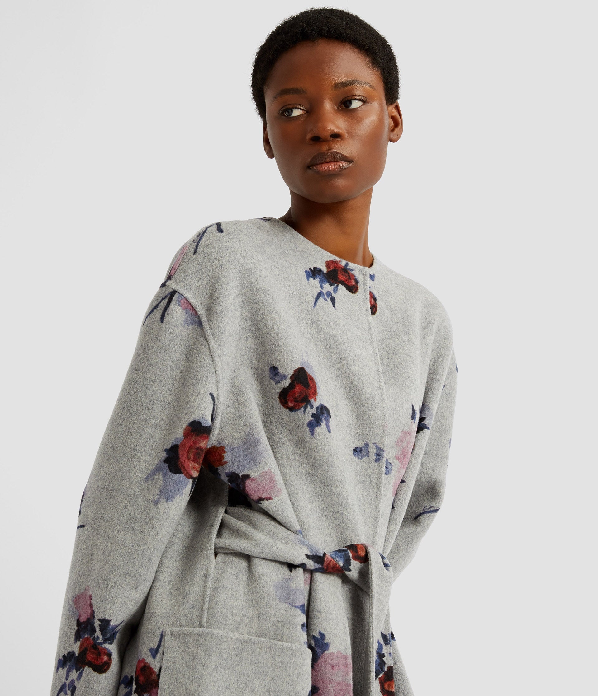 OVERSIZE BELTED COAT - 4
