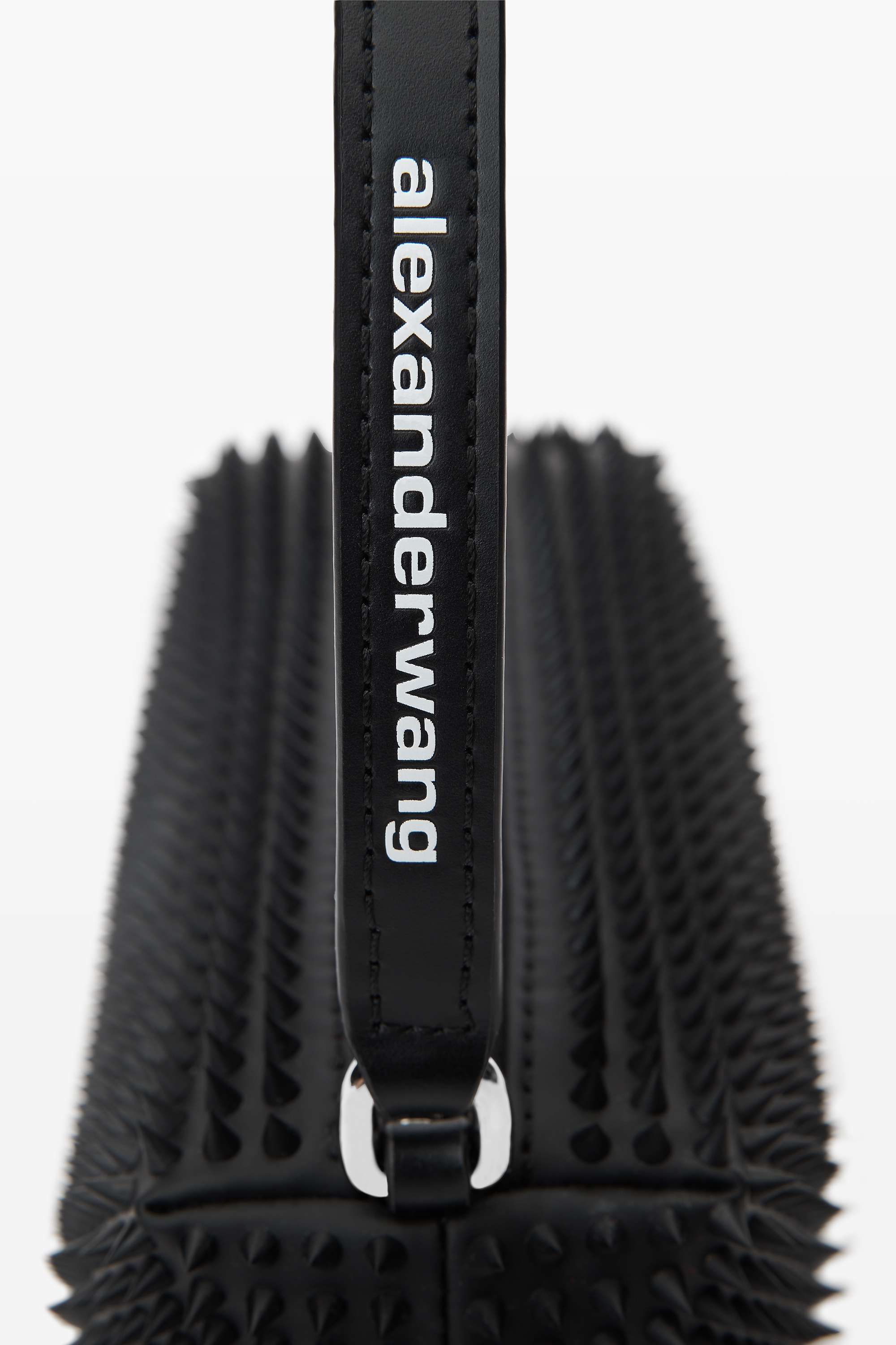 ★Alexander Wang★ ブラック Rubberized Spikes コインポーチ Alexander Wang heiress pouch in rubberized spikes | REVERSIBLE
