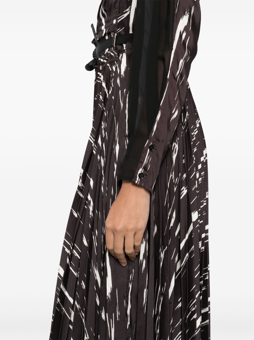 all-over graphic print dress - 5