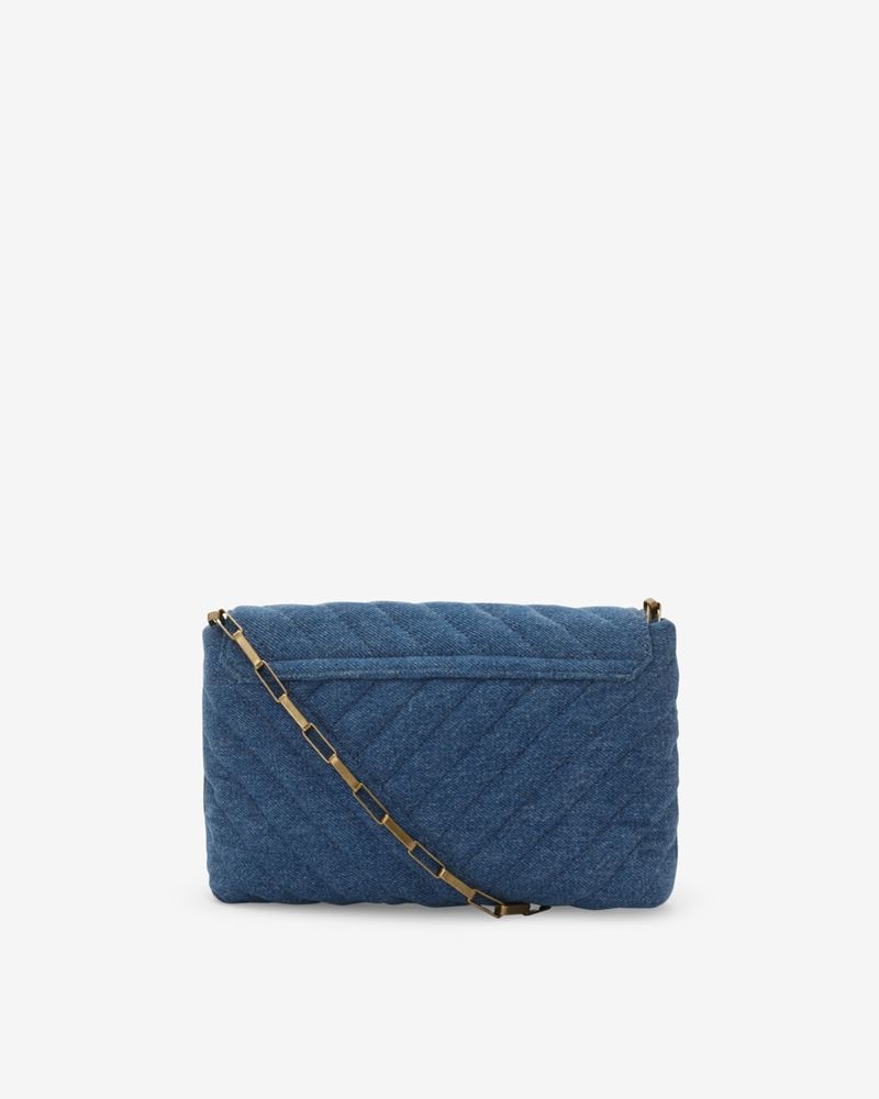 MERINE DENIM QUILTED BAG - 2