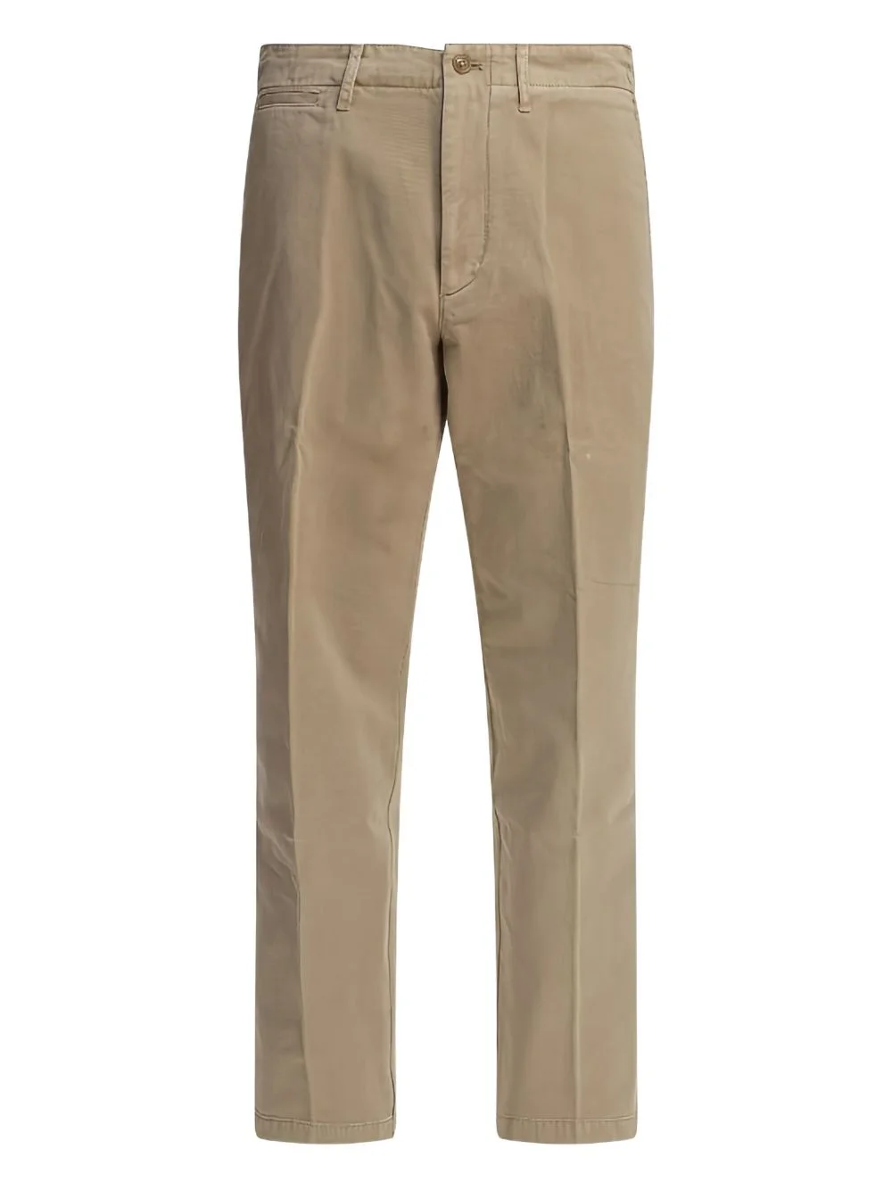 front-pockets cotton trousers - 1