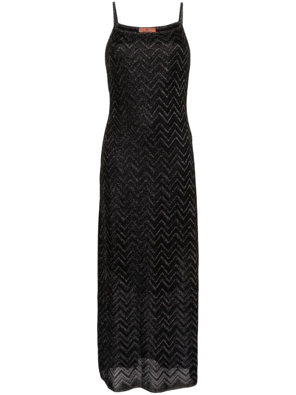 lamÃ© zigzag-woven maxi dress - 1