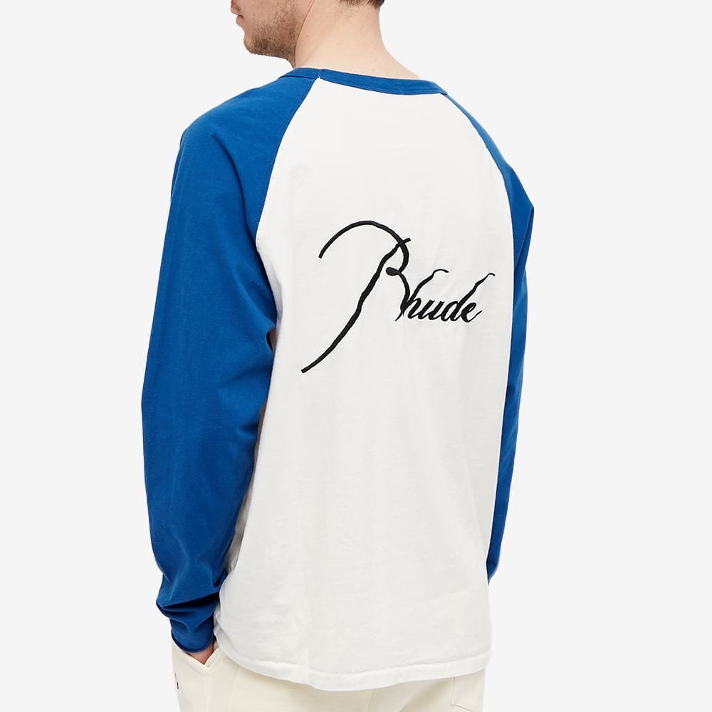 Rhude Long Sleeve Raglan Tee - 5