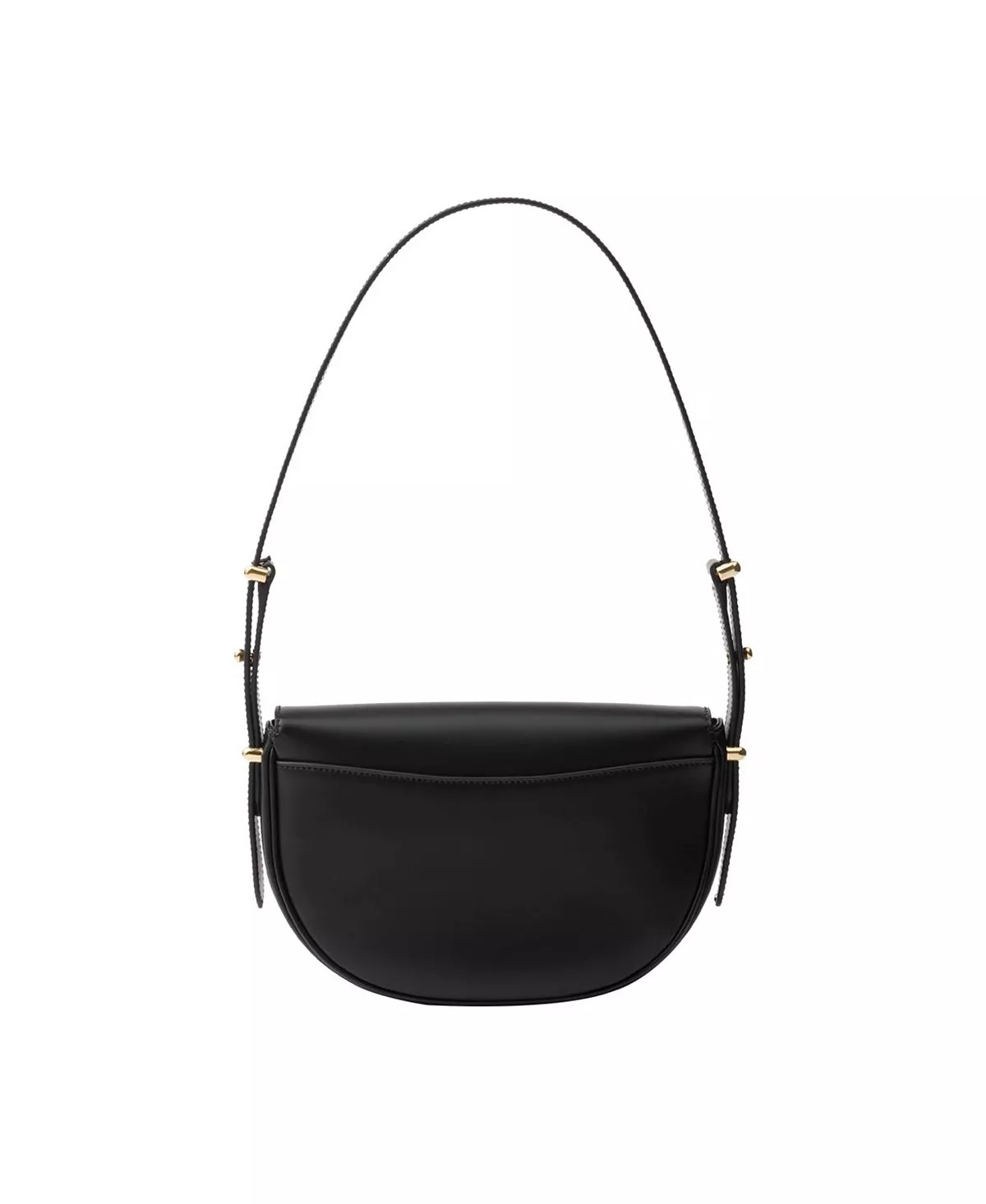 Arque Leather Shoulder Bag with Flap - 5