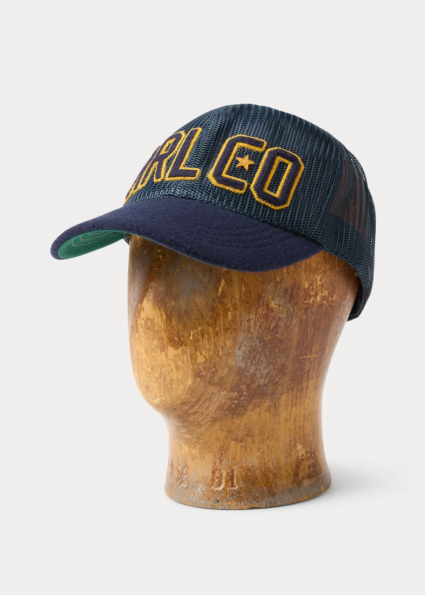 Felt-Bill Mesh Trucker Cap - 1