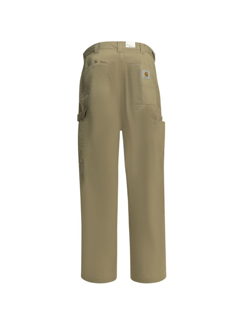 Carhartt WIP logo-patch straight-leg trousers outlook