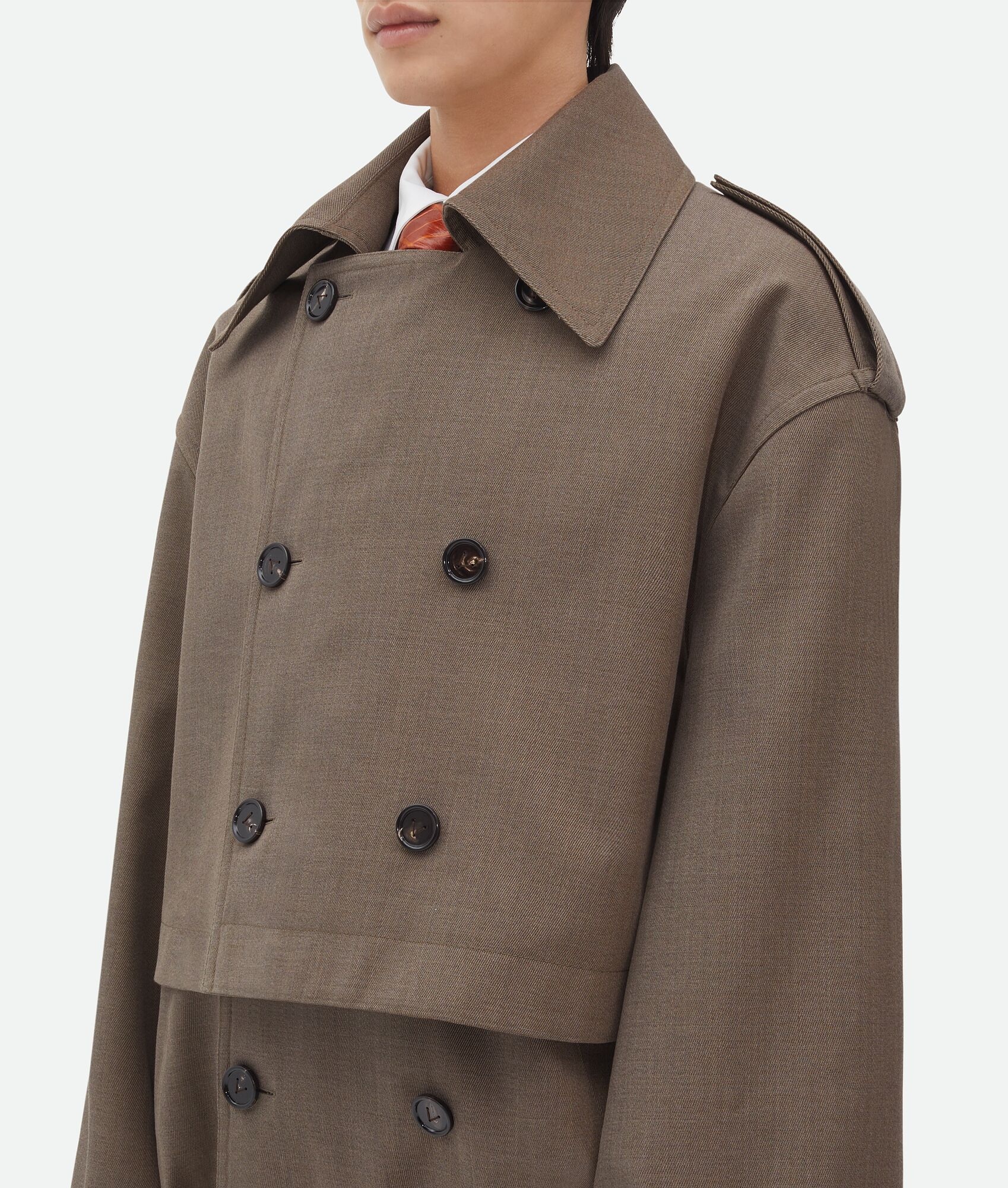 Wool Twill Trench - 5