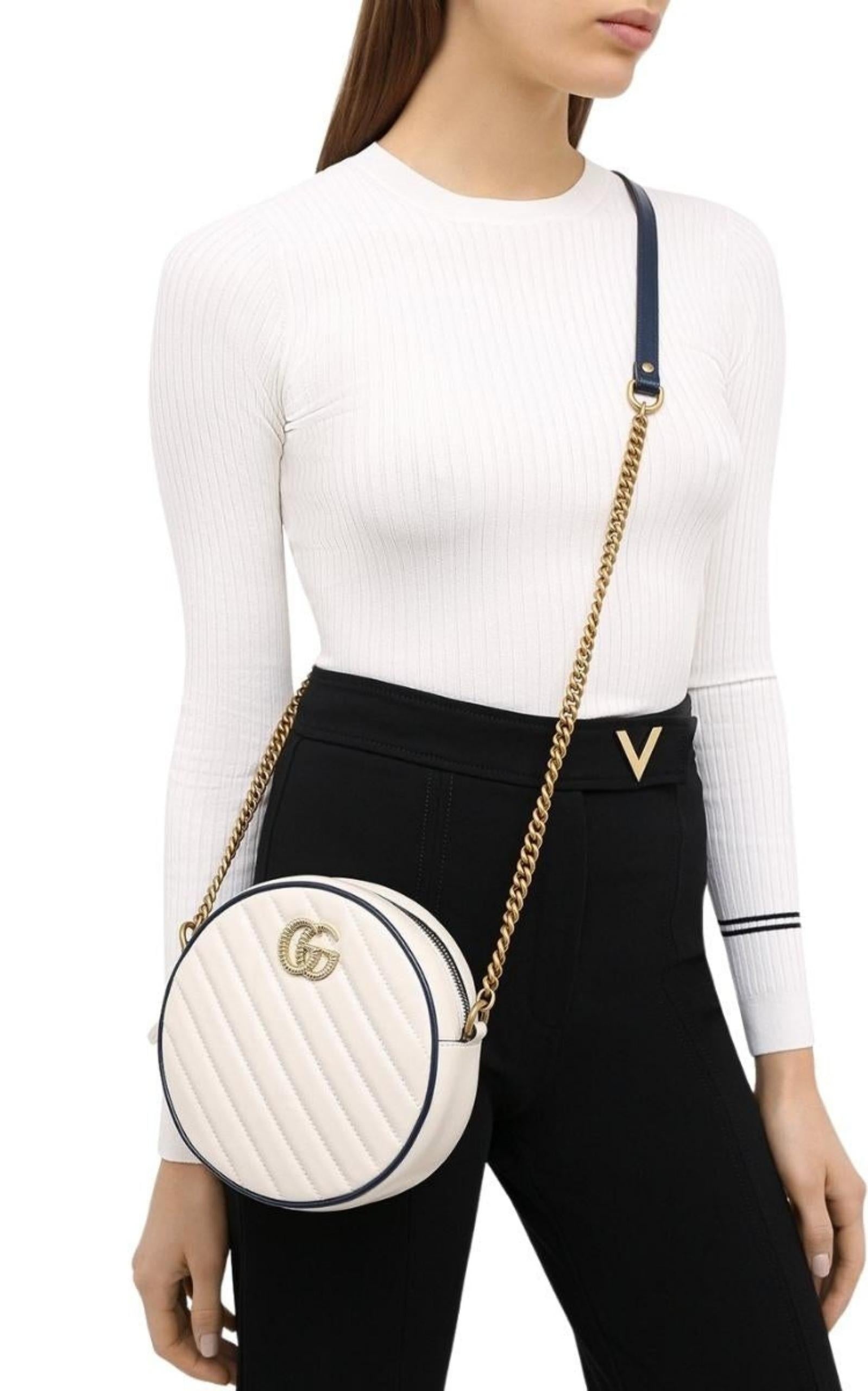 GG Marmont Round Shoulder Bag - 2