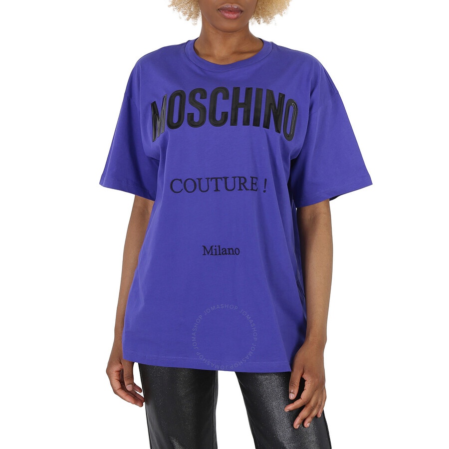 Moschino Logo-Printed Crewneck T-Shirt - 3