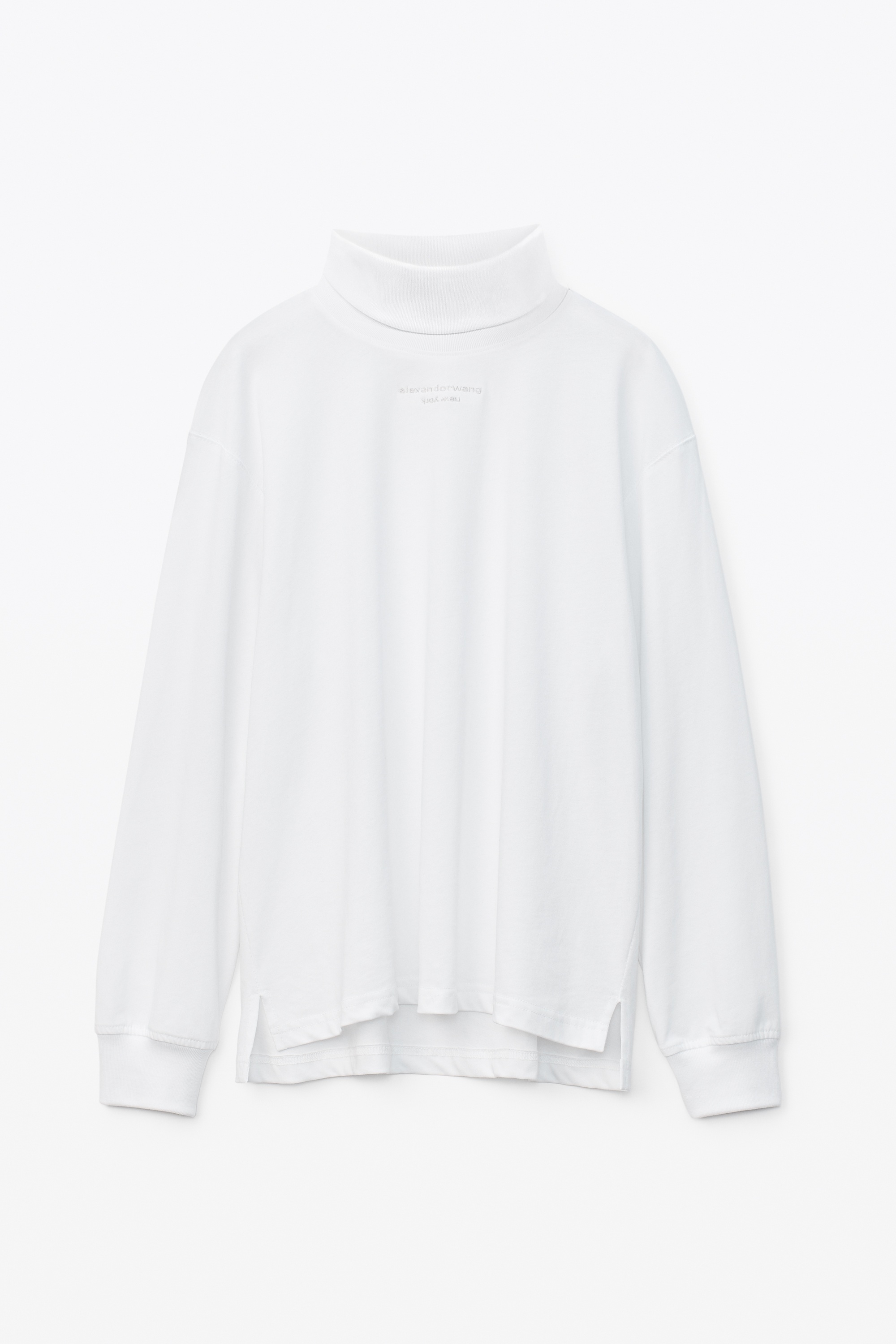 LONG-SLEEVE TURTLENECK TEE IN JERSEY - 1