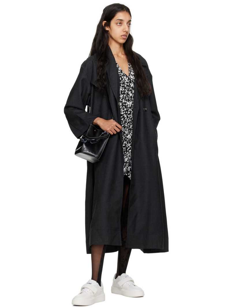 GANNI White Sporty Sneakers outlook