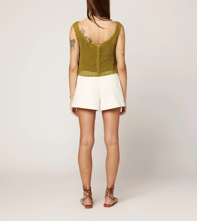 CAYLEE CROCHET TOP | MOSS 3