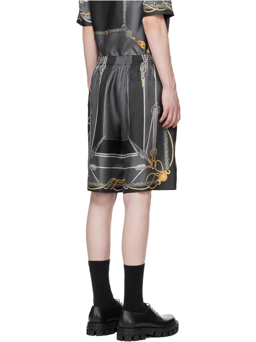 Black Nautical Shorts - 3