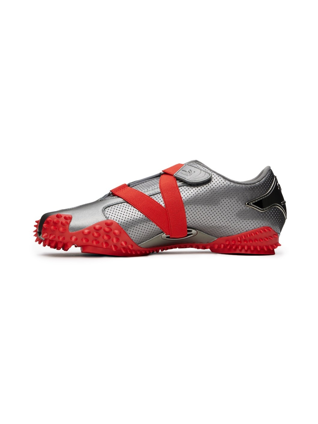 Gray & Red Puma Edition Mostro Lo Sneakers - 3
