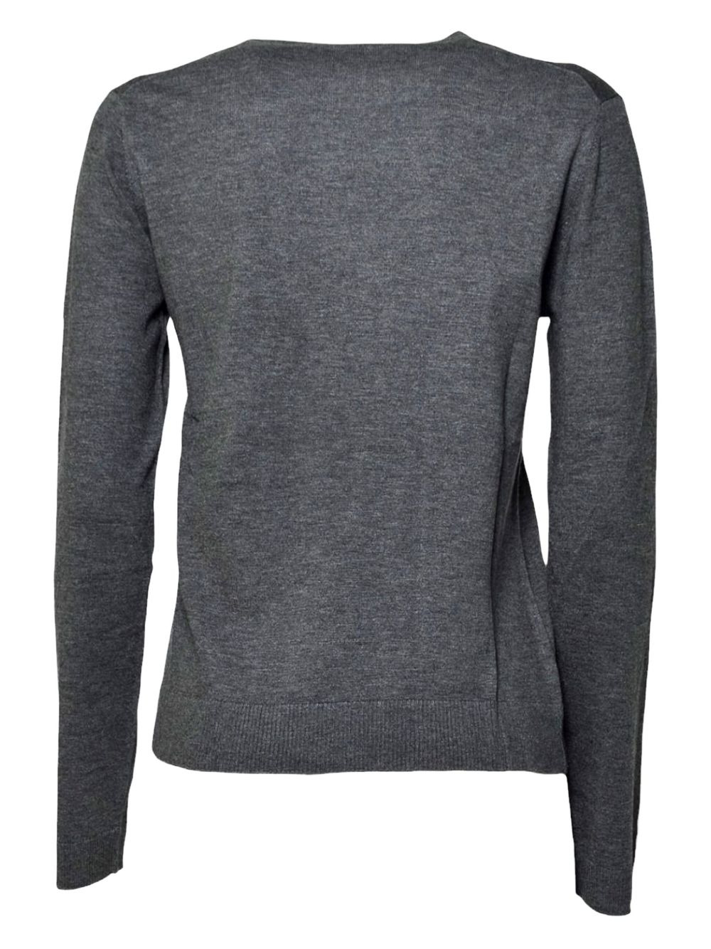 round-neck long-sleeve top - 2