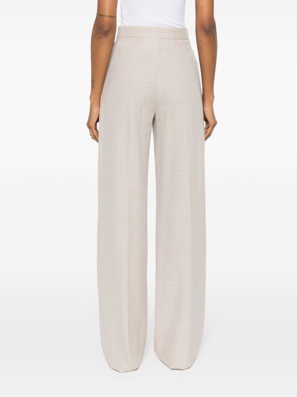 Giallo wide-leg trousers - 4