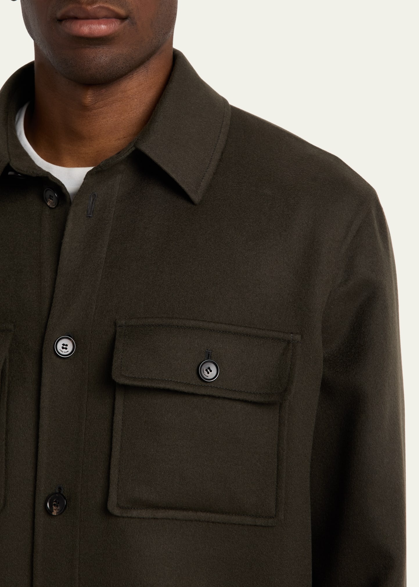 Men's Jim Cashmere Overshirt - 5