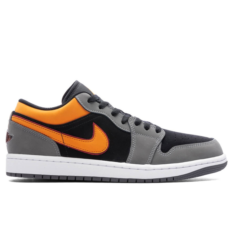 AIR JORDAN 1 LOW SE CRAFT - BLACK/VIVID ORANGE/LIGHT GRAPHITE - 1